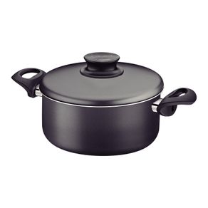 Cacerola Tramontina Paris de Aluminio con Revestimiento Antiadherente Starflon Max con Tapa de Aluminio Grafito, 28 cm 8,0 l