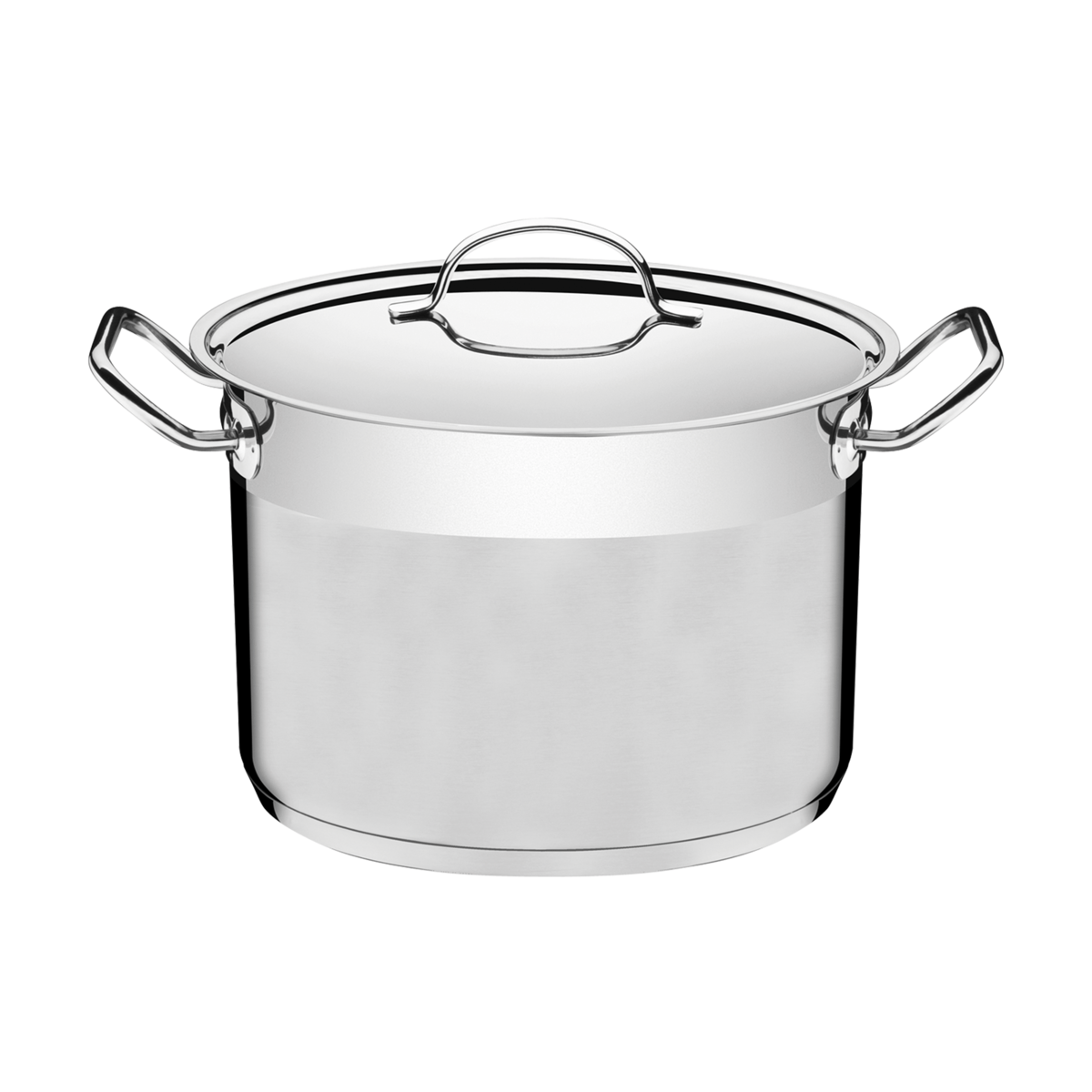 Cazuela industrial alta profesional de acero inox de 28 a 50 cm