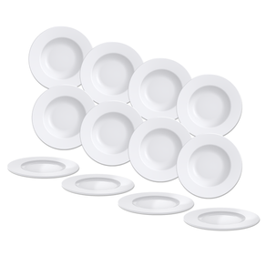 Set de 12 platos raso 27 cm ELENA