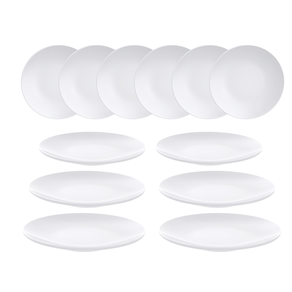 Set 12 platos p/postre 19 cm Jaquelin